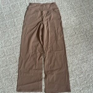 Womens Esoft Stretch Wide Leg‎ Pants Pockets, Elastic Waist Size Small NWT